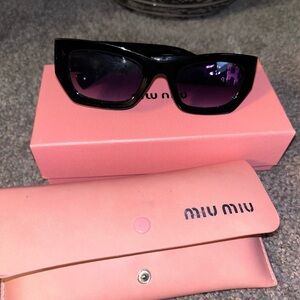 Miu Miu Black Sunglasses